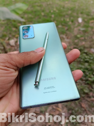 Samsung Note 20 5G 8GB/128GB with Original Charger & Cover